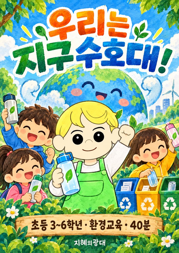 우리는 지구 수호대! 공연 포스터
