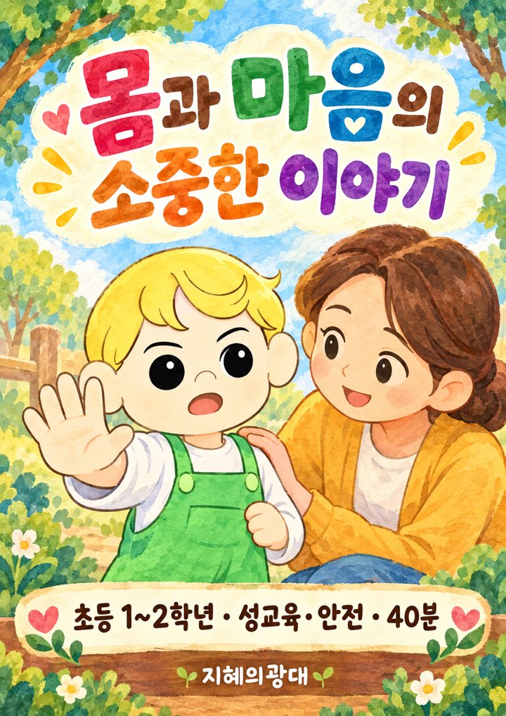 몸과 마음의 소중한 이야기 공연 포스터