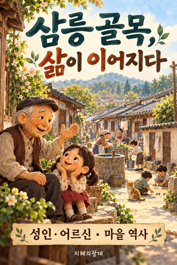 삼릉 골목, 삶이 이어지다 공연 포스터
